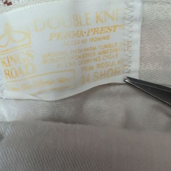 Men's 70s Vintage Plaid Flare Poly Pants Size 34 Short - Picture 2 of 7